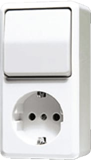 Jung - AP600 Combinatie schakelaar/wcd Comb Wcd Ra Serie Opb