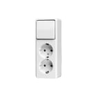 Jung - AP600 Combinatie schakelaar/wcd Comb 2V Wcd Ra Wiss Opb