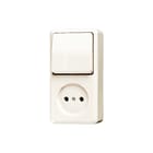 Jung - AP600 Combinatie schakelaar/wcd Comb Wcd 2Pol/Wissel Opb