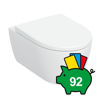 Geberit - Closetcombinatie Icon Pck Wndwc Turbofl+Zit