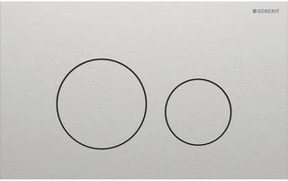 Geberit - Sigma40 Bedieningsplaat spoelsysteem Bed Pan Rnd Rvs