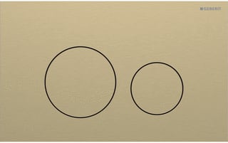 Geberit - Sigma40 Bedieningsplaat spoelsysteem Bed Pan Sq Mes