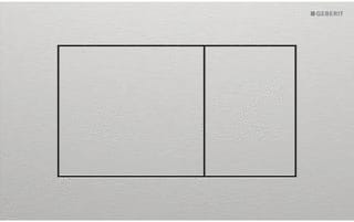 Geberit - Sigma40 Bedieningsplaat spoelsysteem Bed Pan Sq Rvs