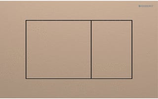 Geberit - Sigma40 Bedieningsplaat spoelsysteem Bed Pan Sq Rgd