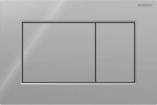Geberit - Sigma01 Bedieningsplaat spoelsysteem Bed Pan Sq Chr
