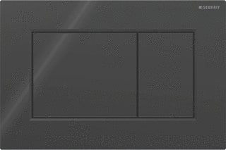 Geberit - Sigma01 Bedieningsplaat spoelsysteem Bed Pan Sq Zw