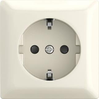 ABB Busch-Jaeger - AP Wandcontactdoos (WCD schakelmat.) Wcd Ra Kv Opb B-Ap Wit