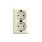 ABB Busch-Jaeger - AP Wandcontactdoos (WCD schakelmat.) Wcd Ra Kv Dub Opb B-Ap Wit