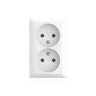 ABB Busch-Jaeger - AP Wandcontactdoos (WCD schakelmat.) Wcd Kv Dub Opb B-Ap Alp Wt