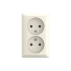ABB Busch-Jaeger - AP Wandcontactdoos (WCD schakelmat.) Wcd Kv Dubbel Opb B-Ap Wit