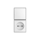 ABB Busch-Jaeger - AP Combinatie schakelaar/wcd Comb Kv Wis Opb B-Ap Alp Wt