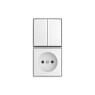 ABB Busch-Jaeger - AP Combinatie schakelaar/wcd Comb Kv Opb B-Ap Alp Wt