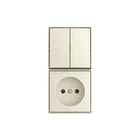 ABB Busch-Jaeger - AP Combinatie schakelaar/wcd Comb Kv Serie Opb B-Ap Wit