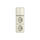 ABB Busch-Jaeger - AP Combinatie schakelaar/wcd Comb Ra Kv 3V Opb B-Ap Wit