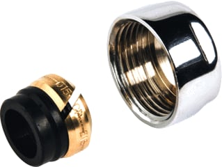 VASCO - Radiatorkoppeling Kop 3/4 Buis Cu 15Mm Chr