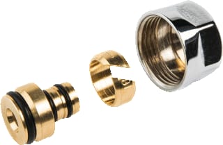 VASCO - Radiatorkoppeling Kop 3/4 M.Buis 16X2Mm Chr
