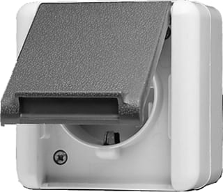 Jung - WG800 Wandcontactdoos (WCD schakelmat.) Wcd Ra Klapd Kompl
