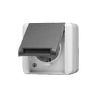 Jung - WG800 Wandcontactdoos (WCD schakelmat.) Wcd Ra Klapd Kompl