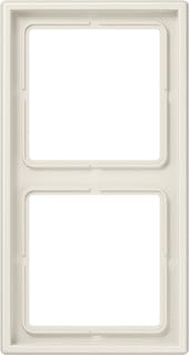 Jung - LS990 Afdekraam schakelmateriaal Afdkrm 2V Wit