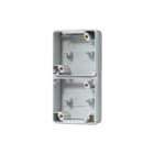 Jung - WG800 Opbouwbak inbouwschakelmateriaal Ondkst 2V V 2Pvc Xd