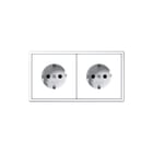 Jung - LS990 Wandcontactdoos (WCD schakelmat.) Wcd Ra 2V Alpw