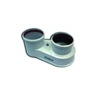 Vaillant - Rookgas/luchttoevoercollector adapter 80-80mm alu