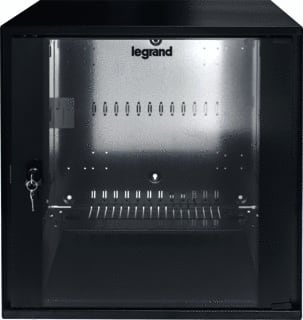 Minkels - MWE Netwerk-/serverkast Wandk 600X525X342 6He Zw