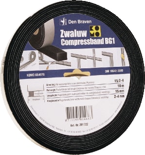 Den Braven - Schuimband zwlw cmprss bnd bg1 20x20