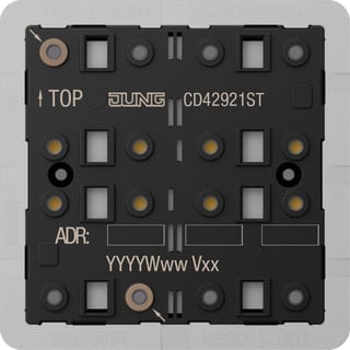 Jung - Tastsensor bussysteem knx tstrmod uni 2vd cd