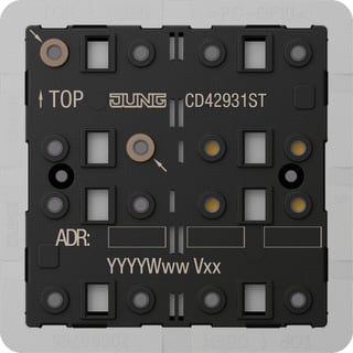 Jung - Tastsensor bussysteem knx tstrmod uni 3vd cd