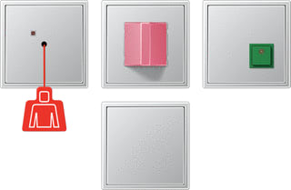 Jung - Miva schakelmateriaal miva-set ls range alum