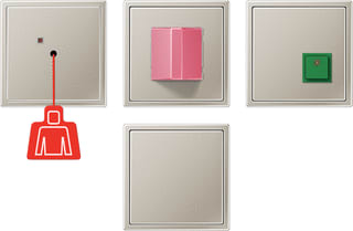 Jung - Miva schakelmateriaal Miva-Set L Edelst