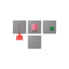 Jung - Miva schakelmateriaal miva-set ls gris (32011)