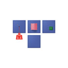 Jung - Miva schakelmateriaal miva-set ls bleu (32020)