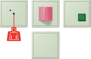 Jung - Miva schakelmateriaal miva-set ls vert 32042