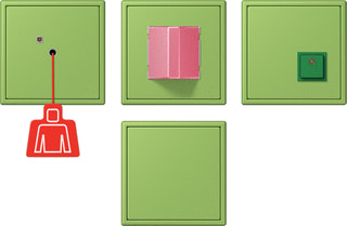 Jung - Miva schakelmateriaal miva-set ls vert 31 32051