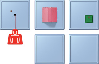 Jung - Miva schakelmateriaal miva-set +ups ls 32021