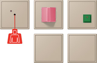 Jung - Miva schakelmateriaal miva-set +ups ls 32142
