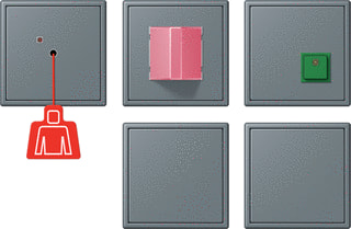 Jung - Miva schakelmateriaal miva-set +ups ls gr 4320h