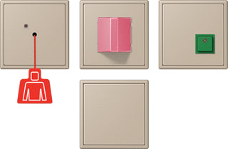 Jung - Miva schakelmateriaal miva-set ls ombre 32142
