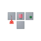 Jung - Miva schakelmateriaal miva-set ls gris 59 4320o