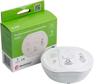 Ei - Batterijvoeding Koolmonoxidemelder 208 Co-Melder Lithium