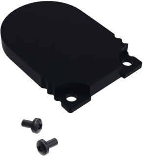 OneEightyOne - LED Profielen Toebeh./onderdelen lichtslang/-band Eindkap Laag Rnd Zwart Lg