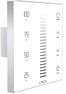 Ltech - Toebeh./onderd. LED-driver/-module Led Touchpanel Dim Dmx Rf