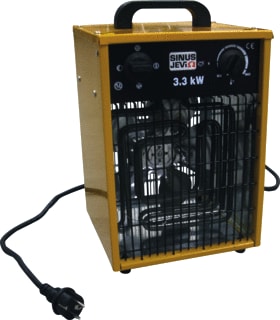 Sinus Jevi - TXI Mobiele elektrische luchtverhitter Luchtverh 33 230V