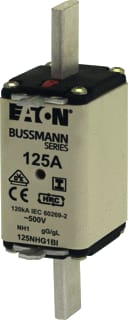 Eaton - Bussmann Smeltpatroon (mes) 125Nhg1Bi