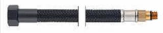 Neoperl - Proflex Black Line Flexibele metalen aansluitslang Proflx Blk Dn8 3/8 M8 30