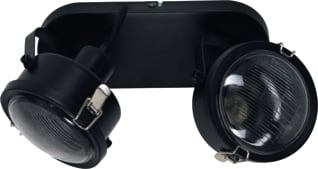KS Verlichting - Satellite Plafond-/wandarmatuur 2 Zwart