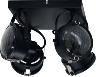 KS Verlichting - Satellite Plafond-/wandarmatuur 4 Zwart