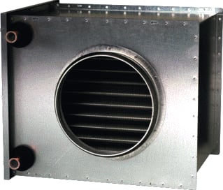 Inatherm - NHH-D Kanaalverwarmer indirect gestookt Naverw. 500-3-2.5-S